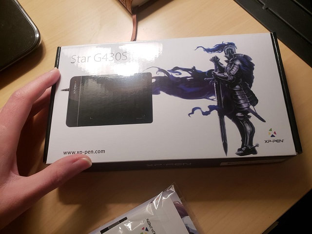 unboxing XP-Pen Star G430S drawing tablet
